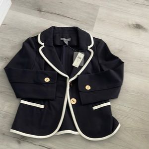 Ann Taylor Brand new with Tag jacket with Gold Buttons and 3/4 sleeve